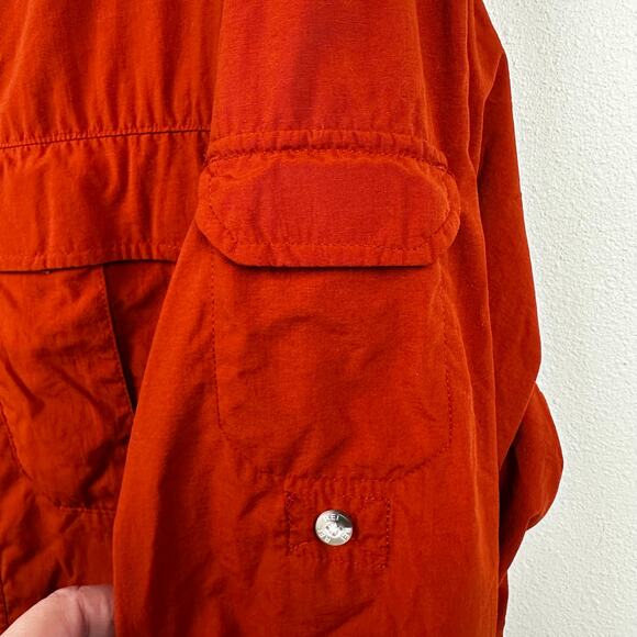 REI Men's Shirt Button Down UPF Hiking Fishing Rust Size Medium Gorpcore Outdoor - Picture 3 of 16